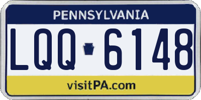PA license plate LQQ6148