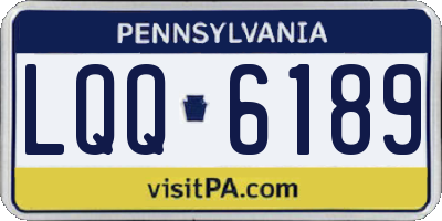 PA license plate LQQ6189