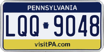 PA license plate LQQ9048
