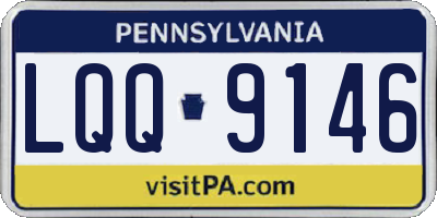 PA license plate LQQ9146