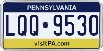 PA license plate LQQ9530