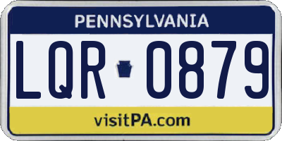 PA license plate LQR0879