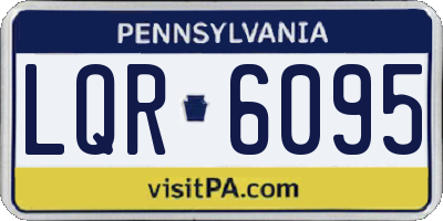 PA license plate LQR6095