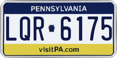 PA license plate LQR6175