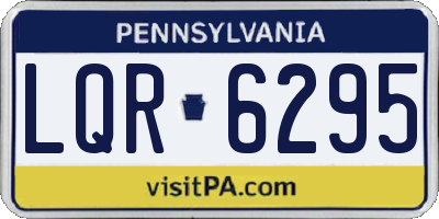 PA license plate LQR6295