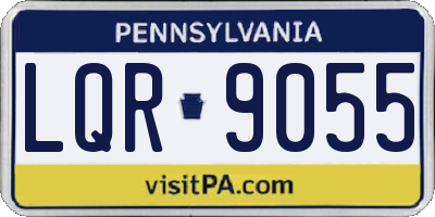 PA license plate LQR9055