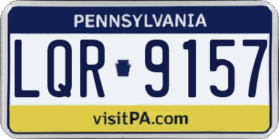 PA license plate LQR9157