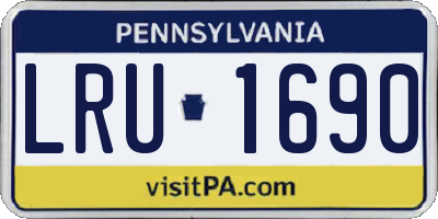 PA license plate LRU1690