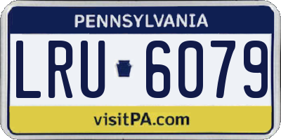 PA license plate LRU6079