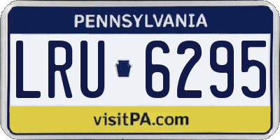 PA license plate LRU6295