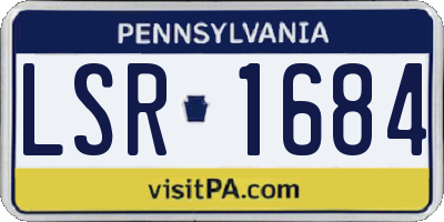 PA license plate LSR1684