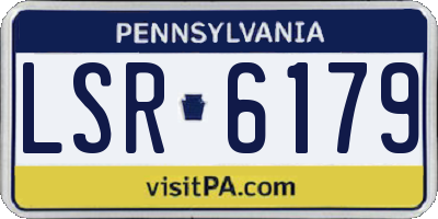 PA license plate LSR6179