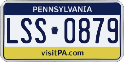 PA license plate LSS0879