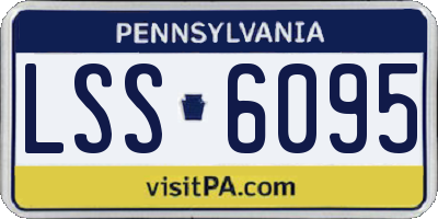 PA license plate LSS6095