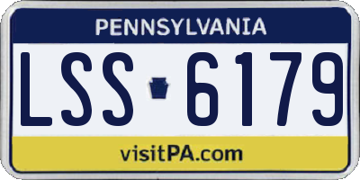 PA license plate LSS6179