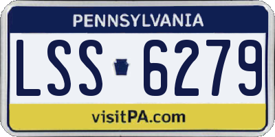 PA license plate LSS6279