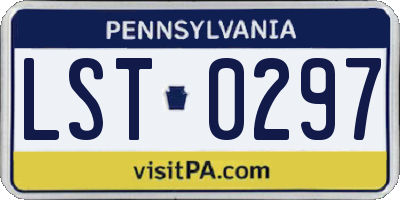 PA license plate LST0297