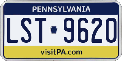 PA license plate LST9620