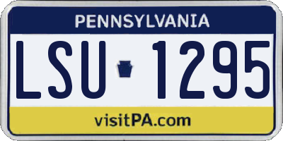 PA license plate LSU1295