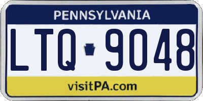 PA license plate LTQ9048