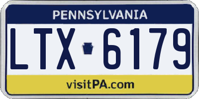 PA license plate LTX6179