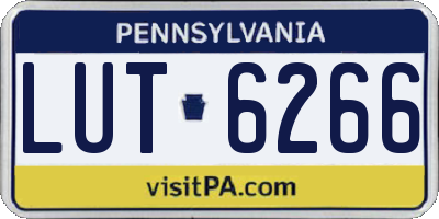 PA license plate LUT6266
