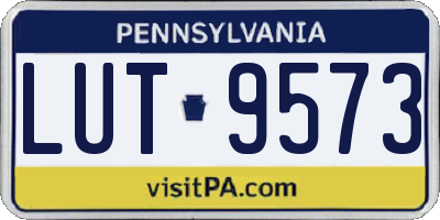 PA license plate LUT9573