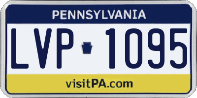PA license plate LVP1095
