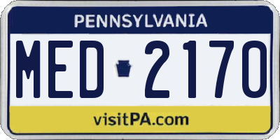 PA license plate MED2170