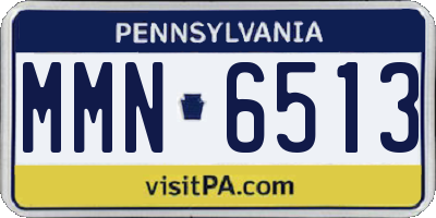 PA license plate MMN6513