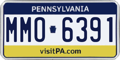 PA license plate MMO6391