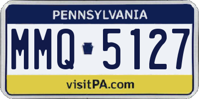 PA license plate MMQ5127
