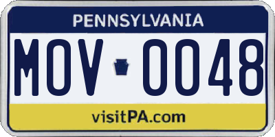 PA license plate MOV0048