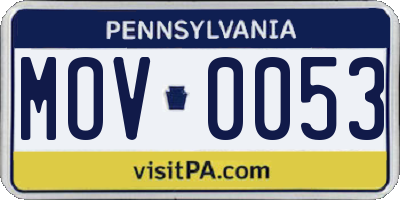 PA license plate MOV0053