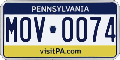 PA license plate MOV0074