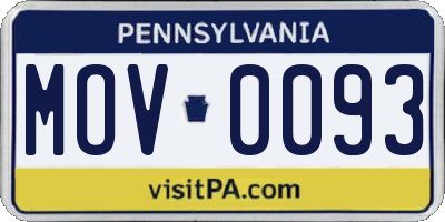 PA license plate MOV0093