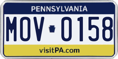 PA license plate MOV0158