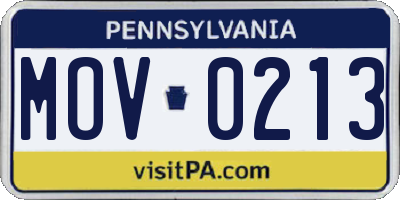 PA license plate MOV0213