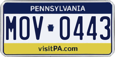 PA license plate MOV0443