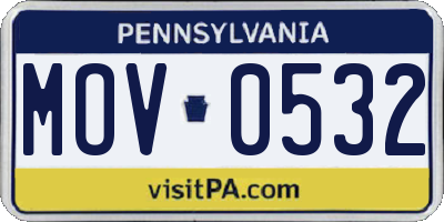 PA license plate MOV0532