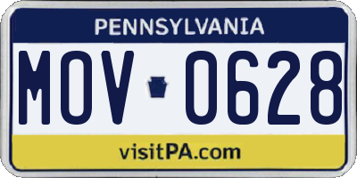 PA license plate MOV0628