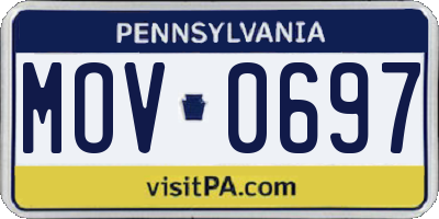 PA license plate MOV0697