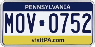 PA license plate MOV0752