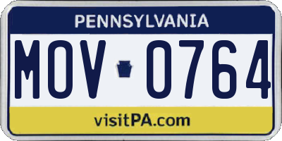 PA license plate MOV0764
