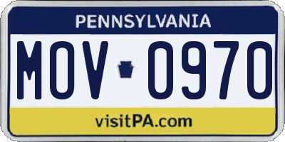 PA license plate MOV0970