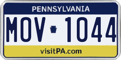 PA license plate MOV1044