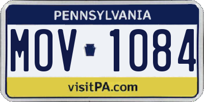 PA license plate MOV1084