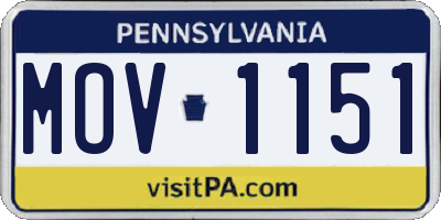 PA license plate MOV1151