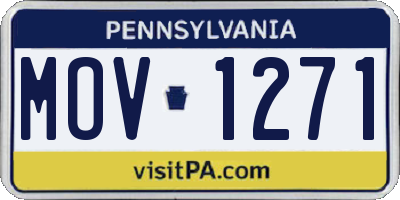 PA license plate MOV1271