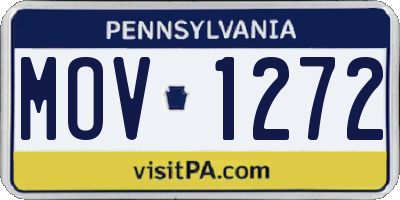 PA license plate MOV1272